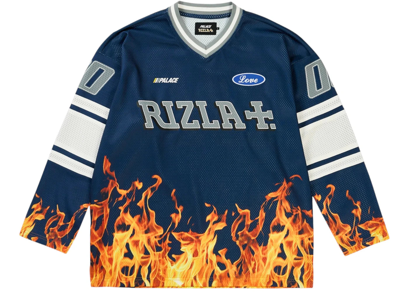 Palace Rizla Jersey Navy - vue secondaire A