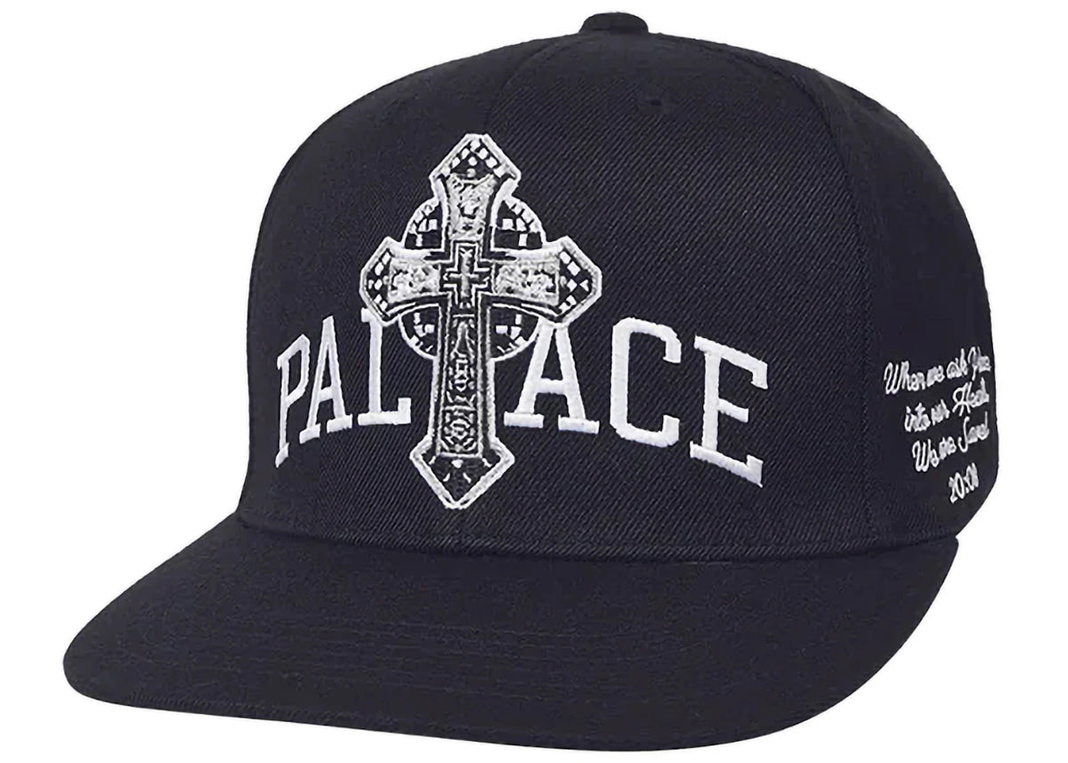 Palace Saves Snapback Navy - vue secondaire A