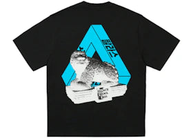 Palace Seoul 2 Seoul Tri-Ferg T-Shirt Black - vue 360