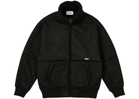 Palace Sherpa Faux Suede Funnel Black
