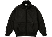 Palace Sherpa Faux Suede Funnel Black