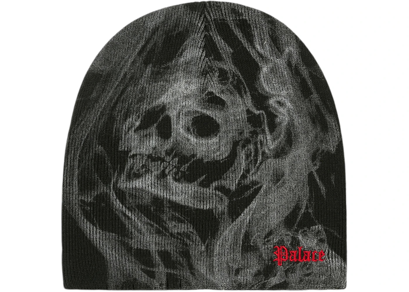 Palace Smoked Nein Cuff Beanie Black - vue secondaire A