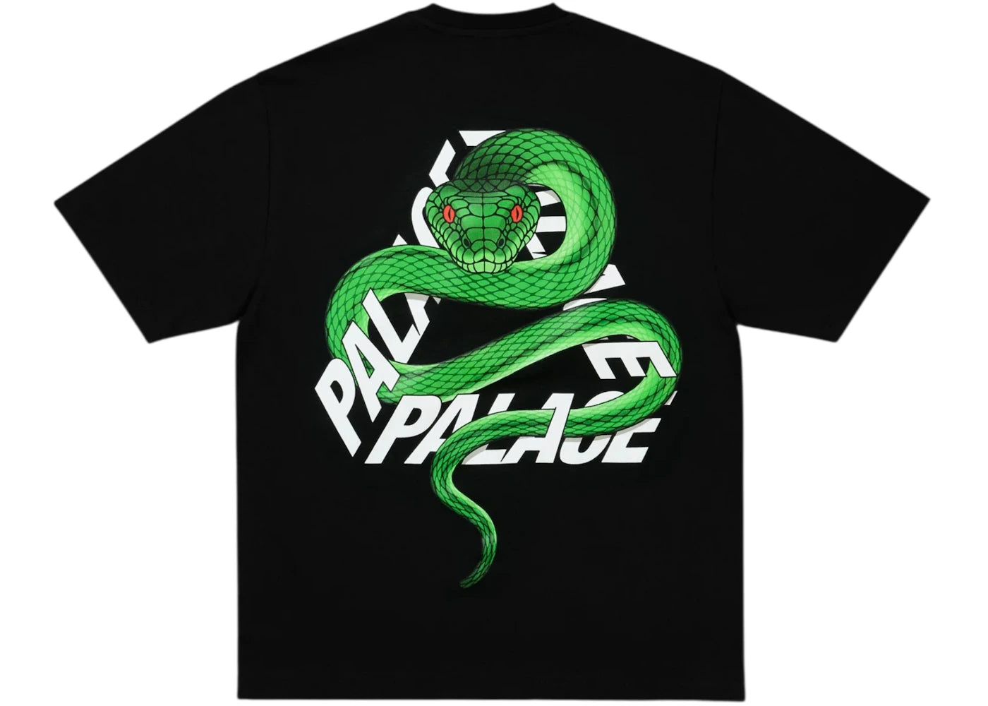 Palace Snakey P3 T-shirt Black - vue secondaire A