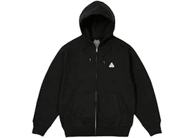 Palace Sofar Zip Hood (SS24) Black - vue 360