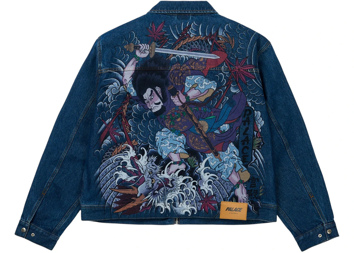 Palace Susanoo Denim Jacket Indigo Wash - vue secondaire A