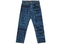Palace Tabloid Denim Jean Blue