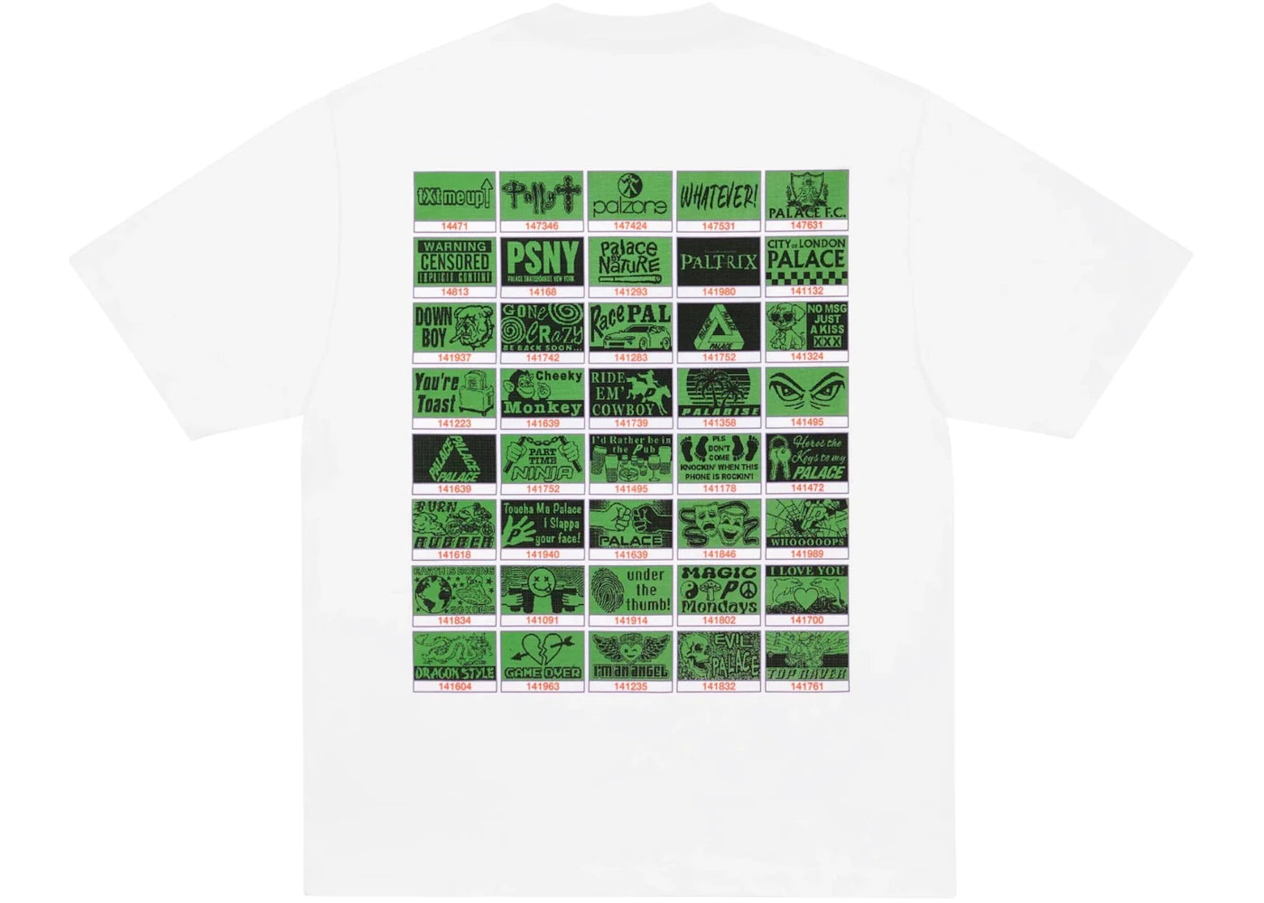 Palace Top Up T-Shirt White - vue secondaire B