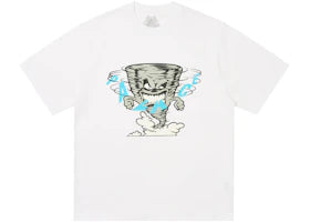 Palace Tornado T-Shirt White - vue 360
