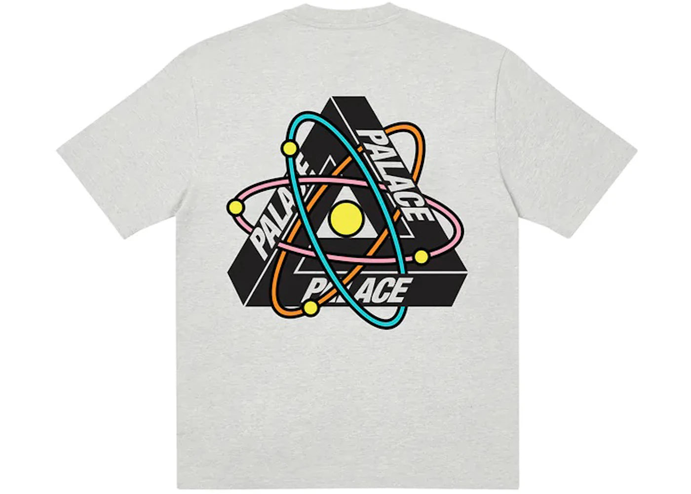 Palace Tri-Atom T-shirt Grey Marl - vue secondaire A