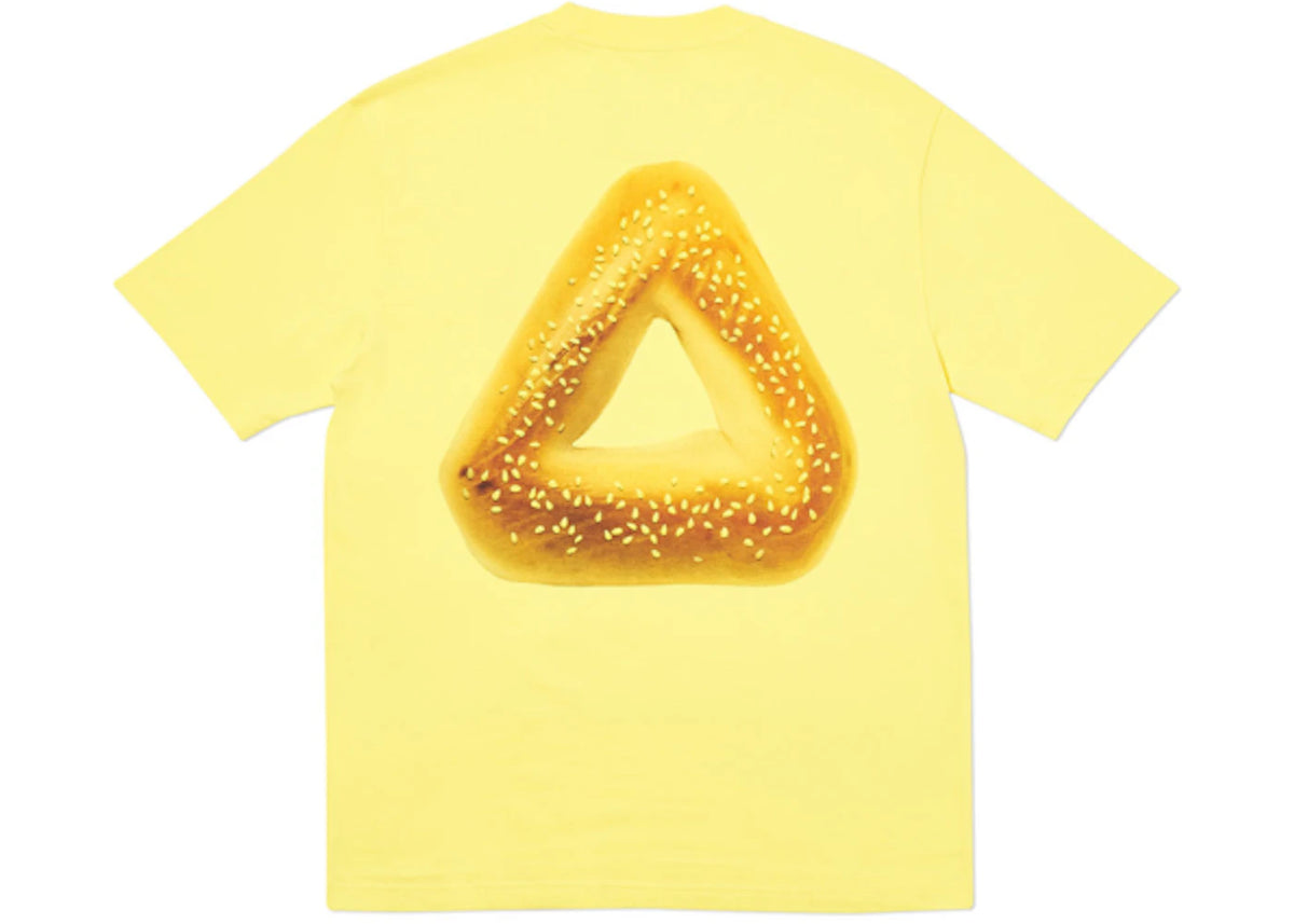 Palace Tri Bagel T-Shirt Light Yellow - vue secondaire B