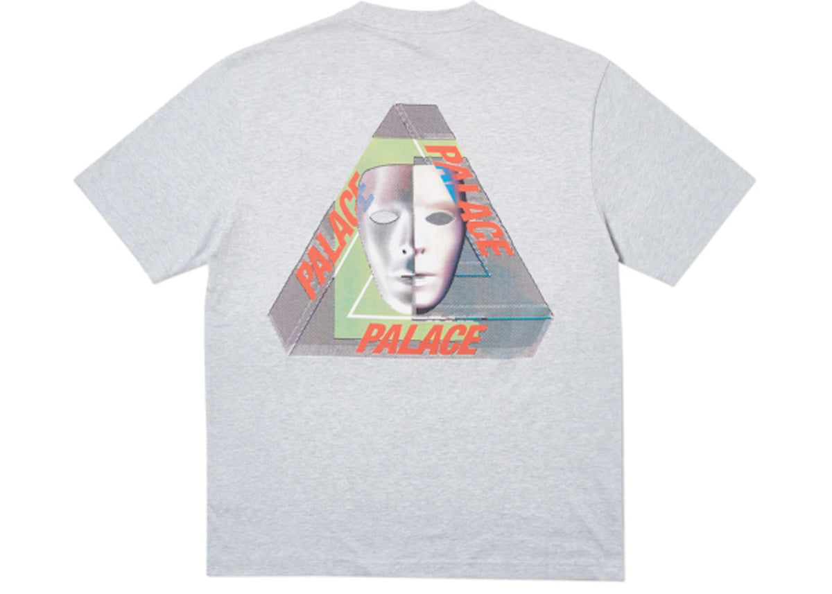 Palace Tri-Bury T-Shirt Grey Marl - vue secondaire B