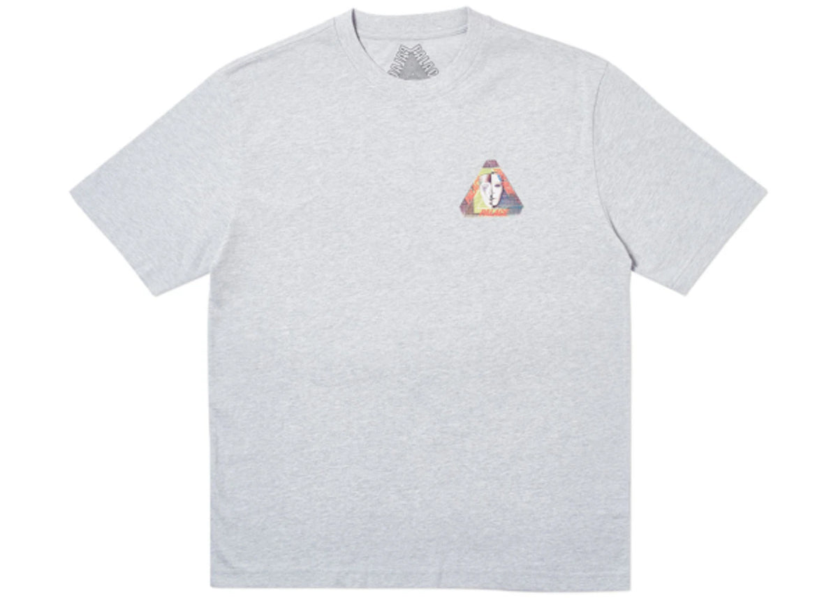Palace Tri-Bury T-Shirt Grey Marl - vue secondaire A
