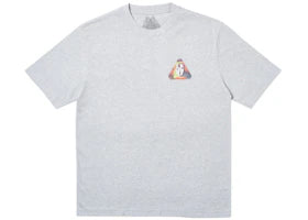 Palace Tri-Bury T-Shirt Grey Marl