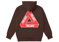 Palace Tri-Chenille Hood (FW21) Brown