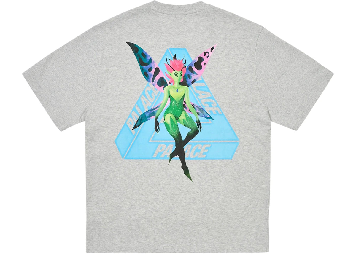 Palace Tri Fairy T-Shirt Grey Marl - vue 360