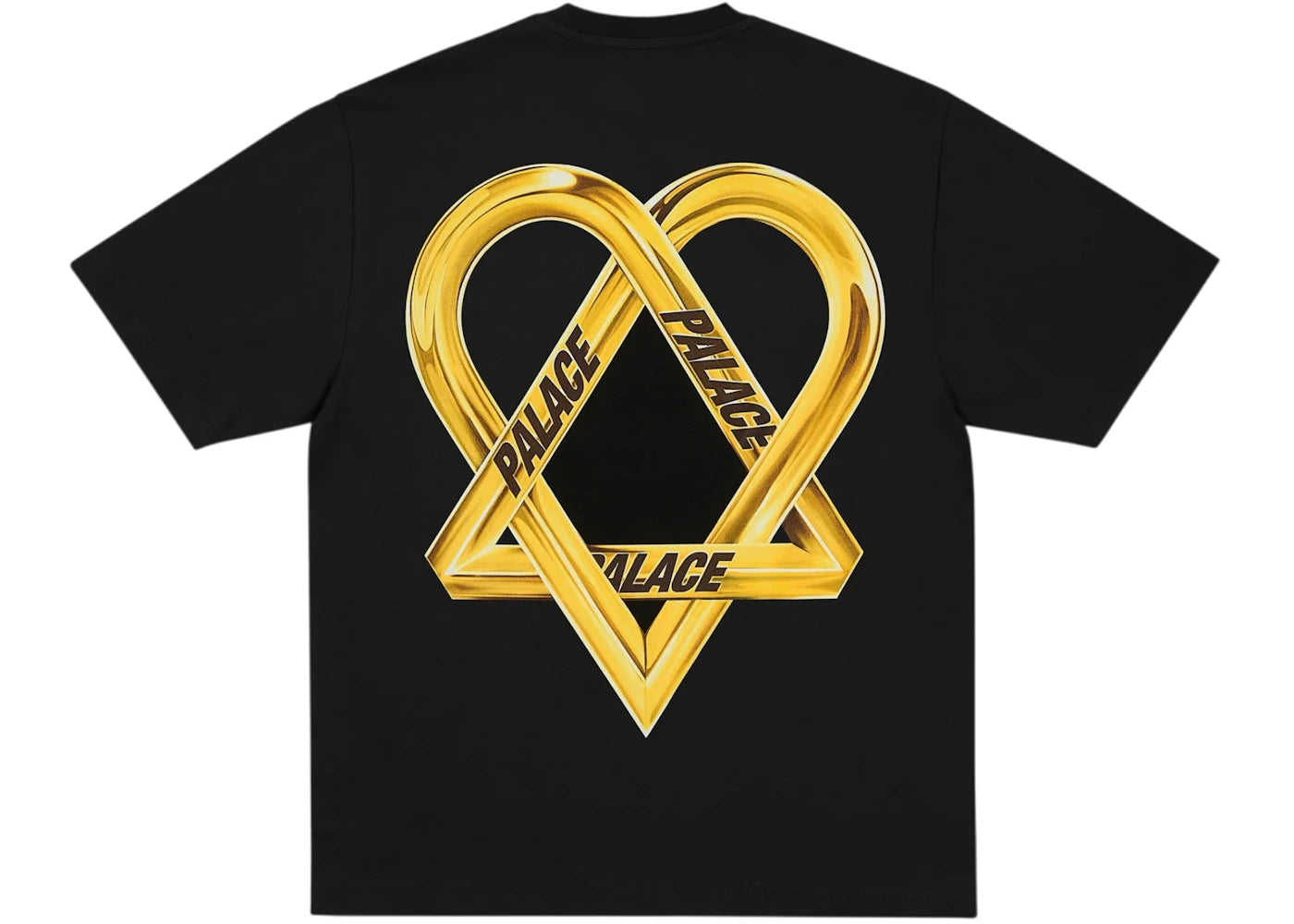 Palace Tri-Gram T-Shirt Black - vue secondaire A