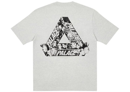 Palace Tri-Heads T-shirt Grey Marl - apparel view 2