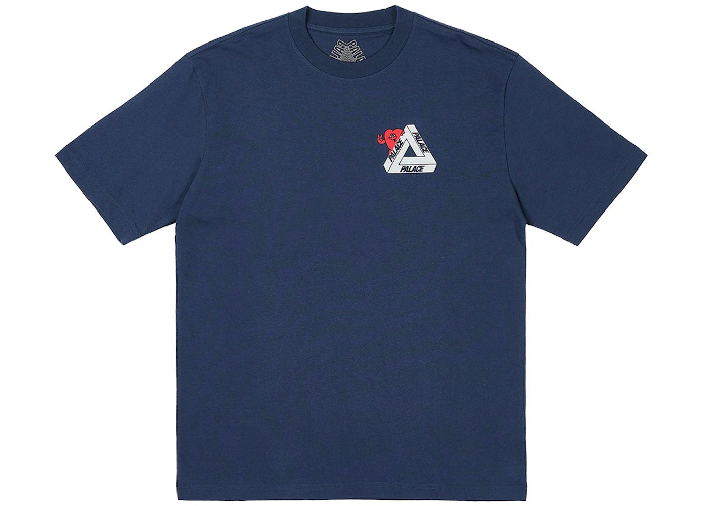 Palace Tri-Hearts T-shirt Navy - vue secondaire B