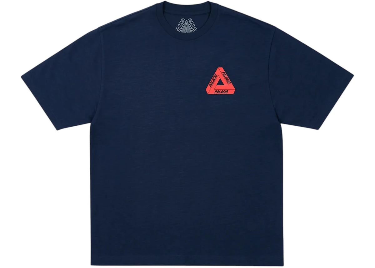 Palace Tri Lingual T-Shirt Navy - vue secondaire B
