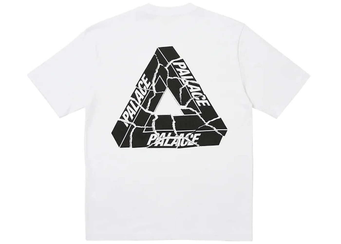 Palace Tri-Ripped T-Shirt White - vue secondaire A
