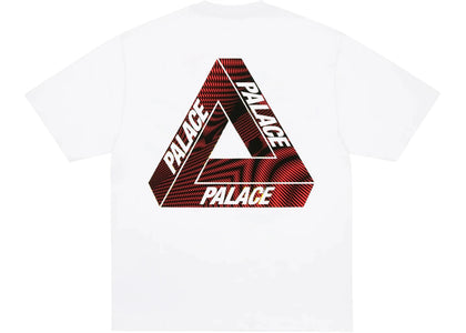Palace Tri-Vex T-Shirt White/Red - apparel view 2