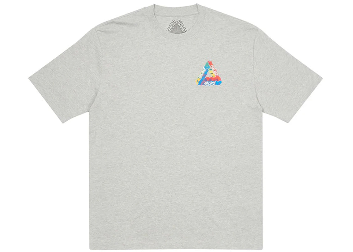 Palace Tri-Visions T-shirt Grey Marl - vue secondaire B