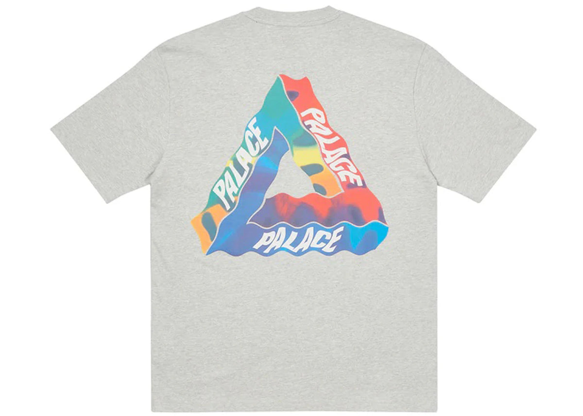 Palace Tri-Visions T-shirt Grey Marl - vue secondaire A