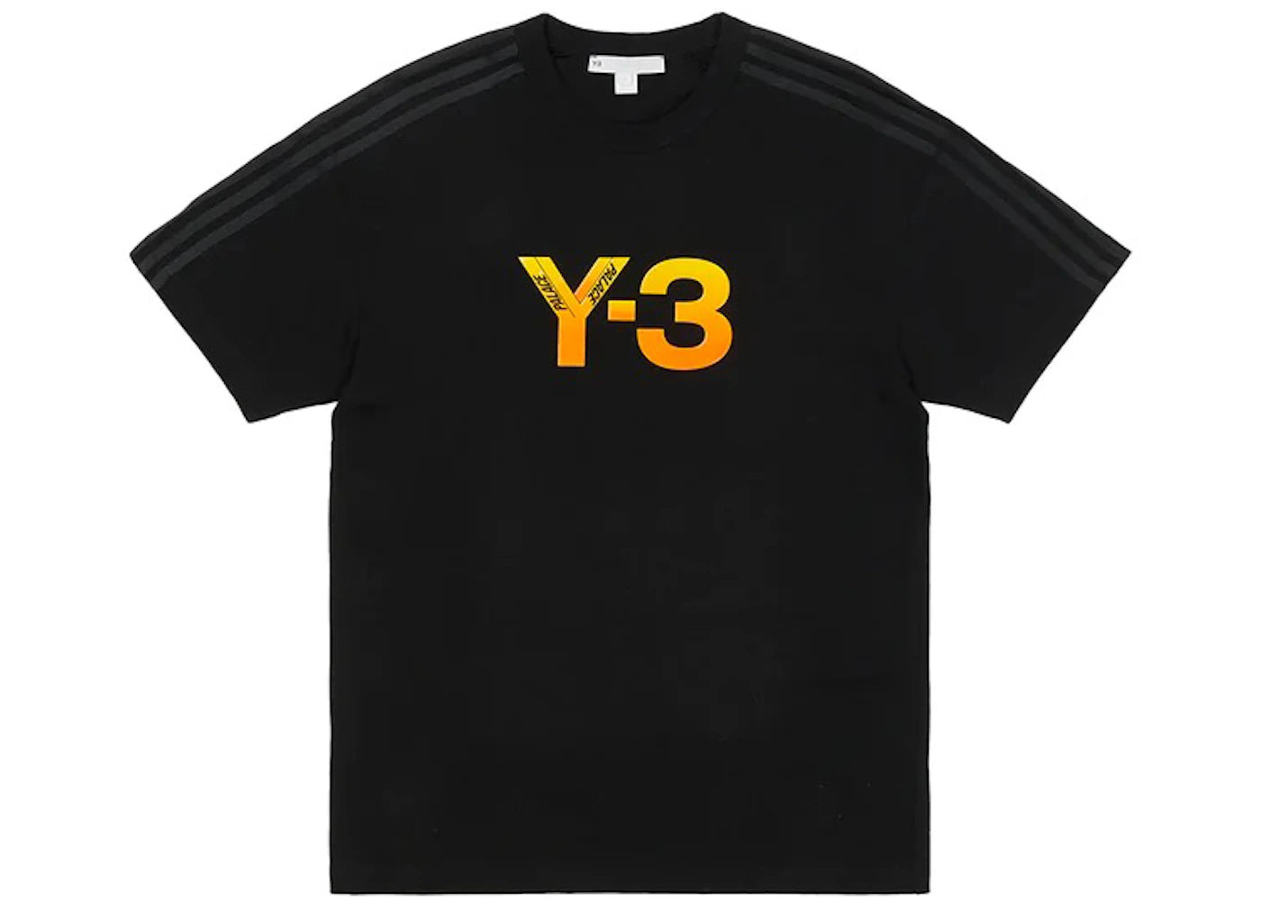 Palace Y-3 Logo T-Shirt Black - vue secondaire A