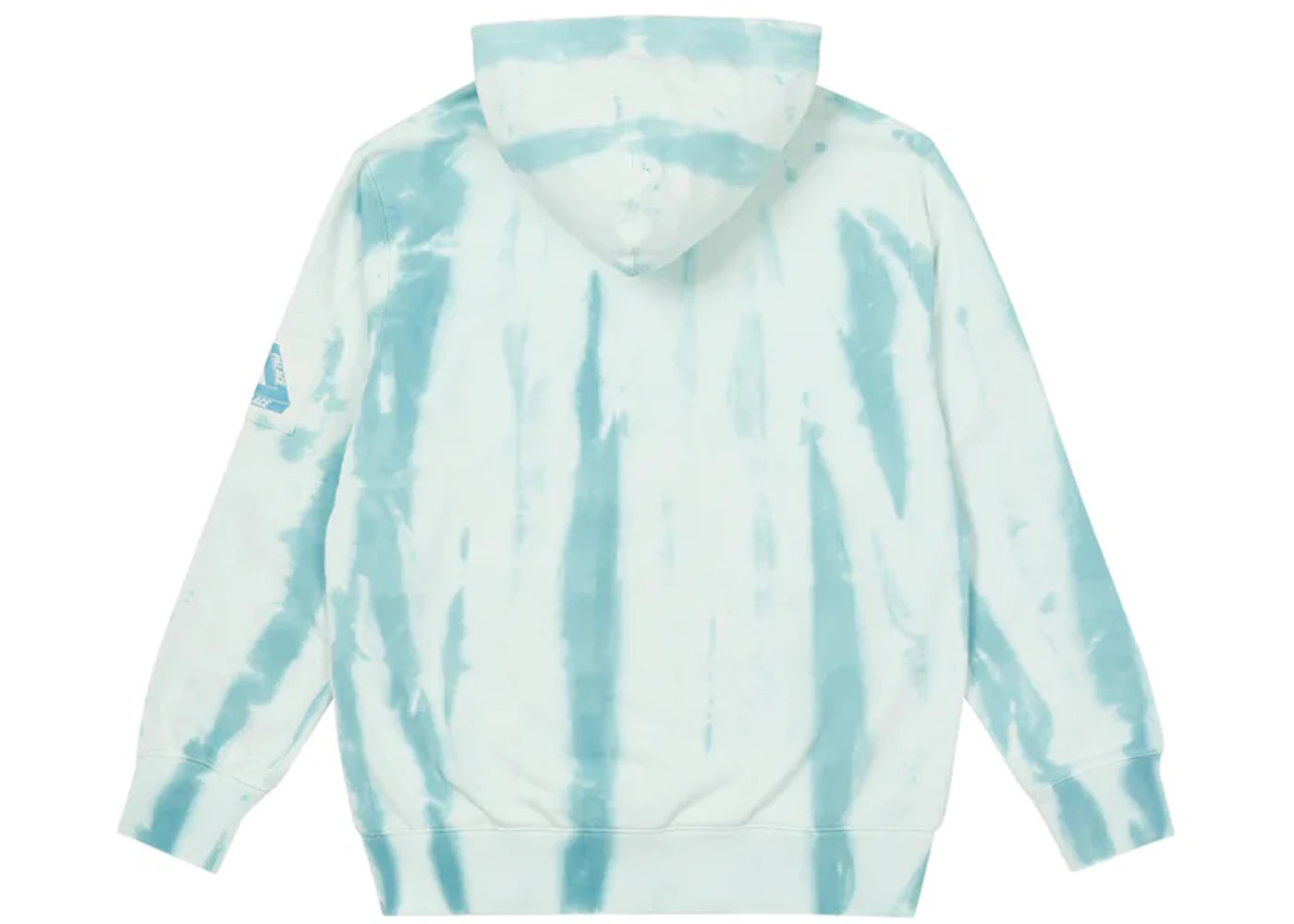 Palace Zebra Tie Dye Hood Teal - vue secondaire B