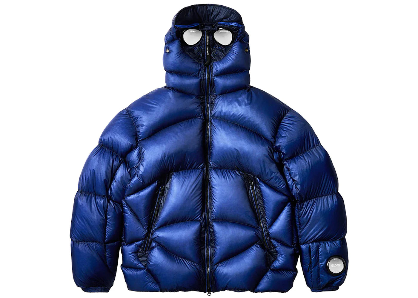 Palace x C.P. Company Puffer Jacket Bright Cobalt