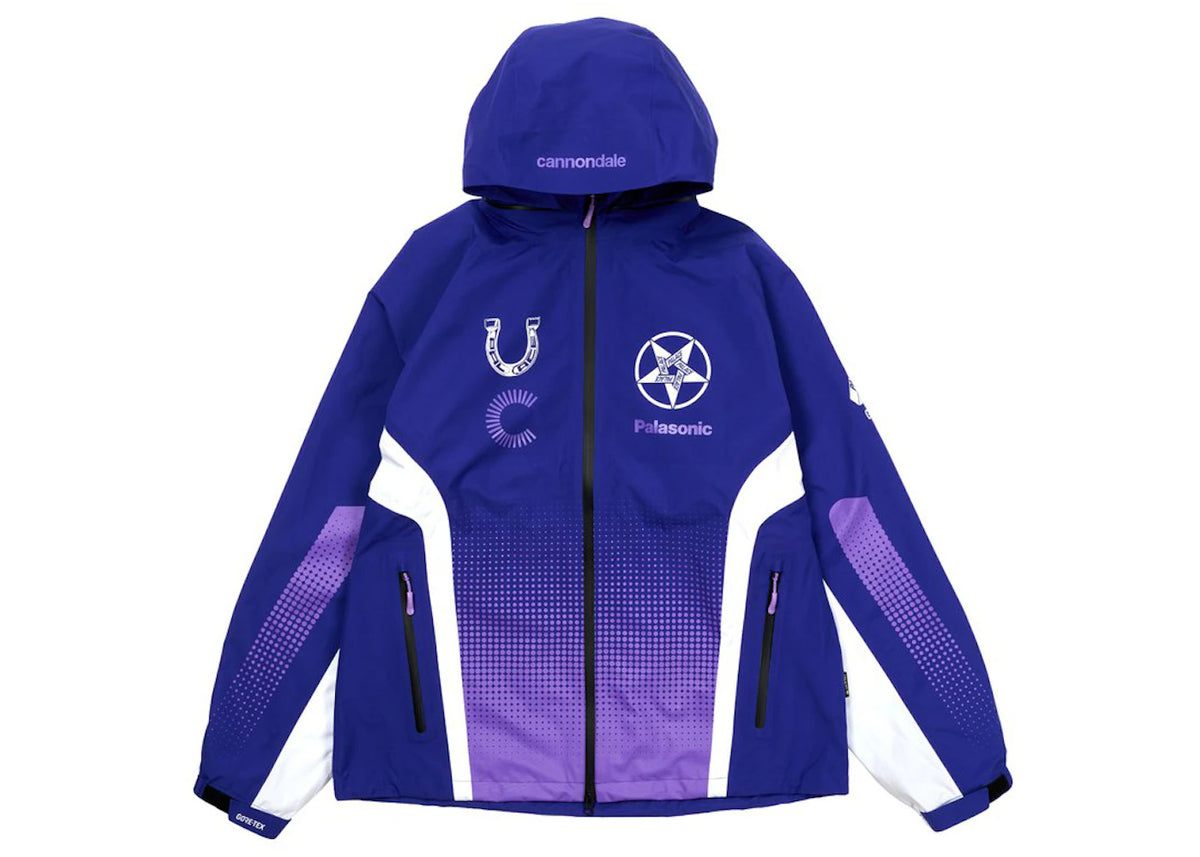 Palace x Cannondale Mad Boy Gore-Tex Paclite Jacket Blue/Violet - vue secondaire B