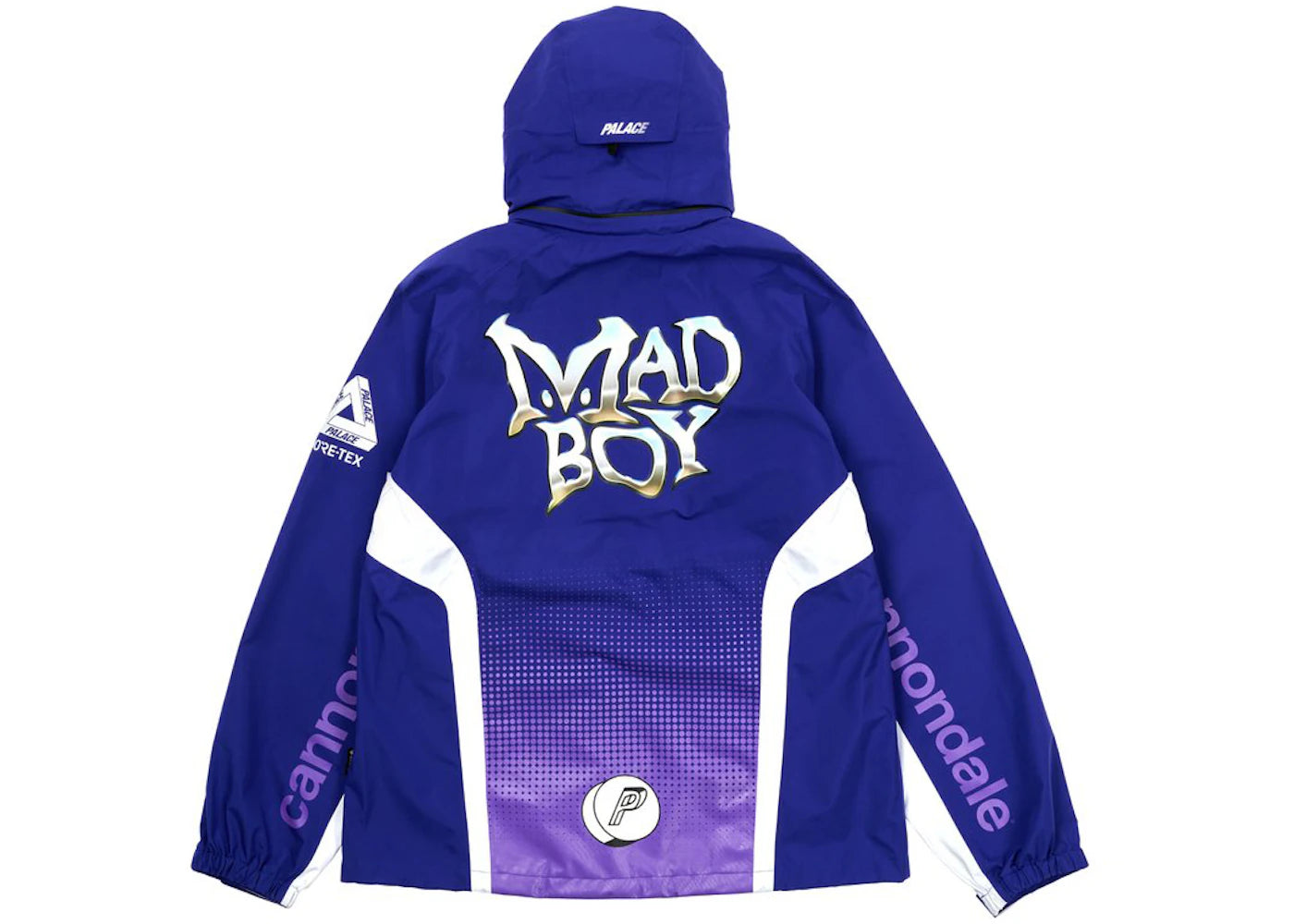 Palace x Cannondale Mad Boy Gore-Tex Paclite Jacket Blue/Violet - vue secondaire A