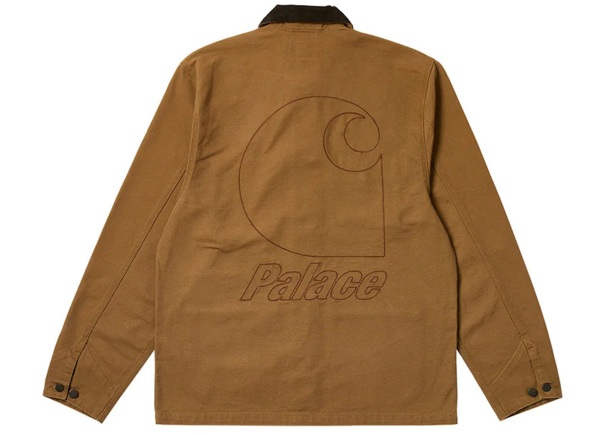 Palace x Carhartt WIP Michigan Coat Hamilton Brown Tobacco - vue secondaire A