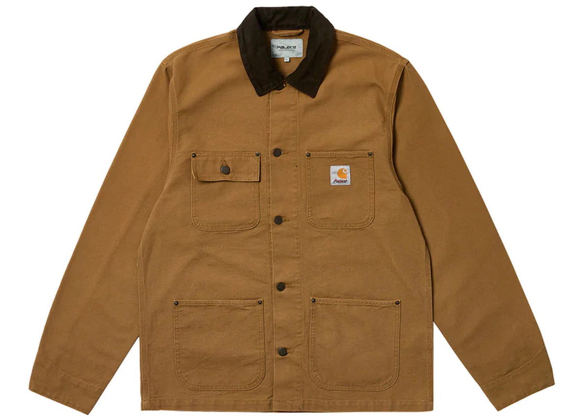 Palace x Carhartt WIP Michigan Coat Hamilton Brown Tobacco - vue 360