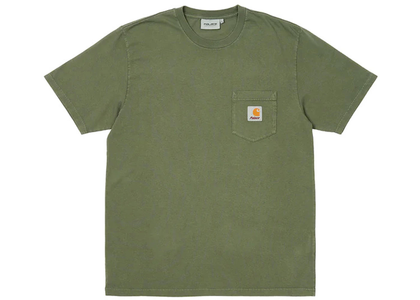 Palace x Carhartt WIP S/S Pocket T-Shirt Dollar Green - vue secondaire B