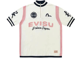 Palace x Evisu Cycle Knit Off White