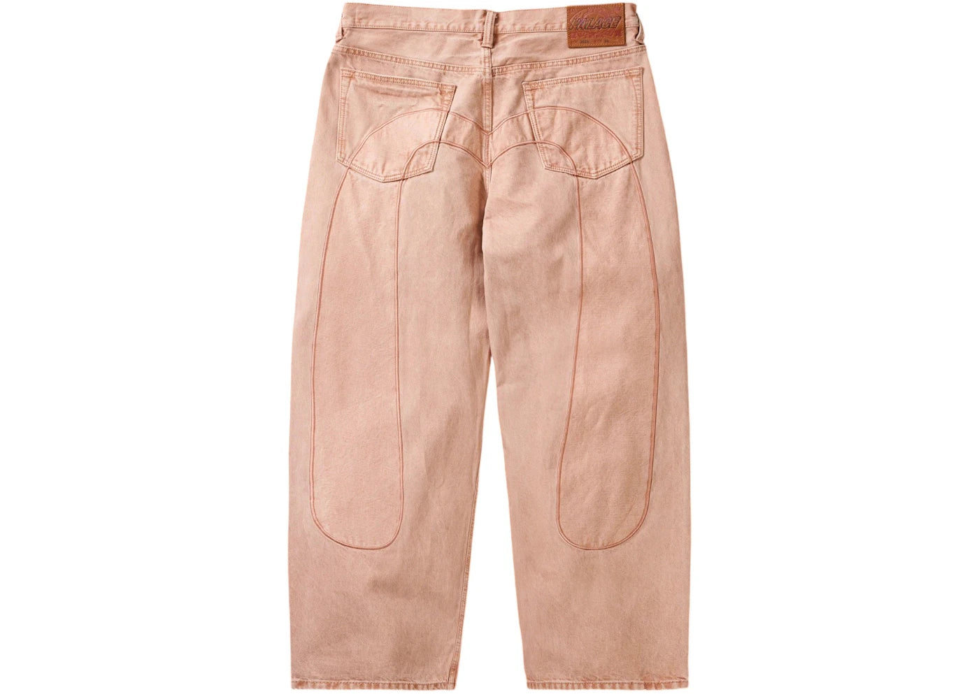 Palace x Evisu P90 Baggy Jean Pink Wash - vue secondaire A