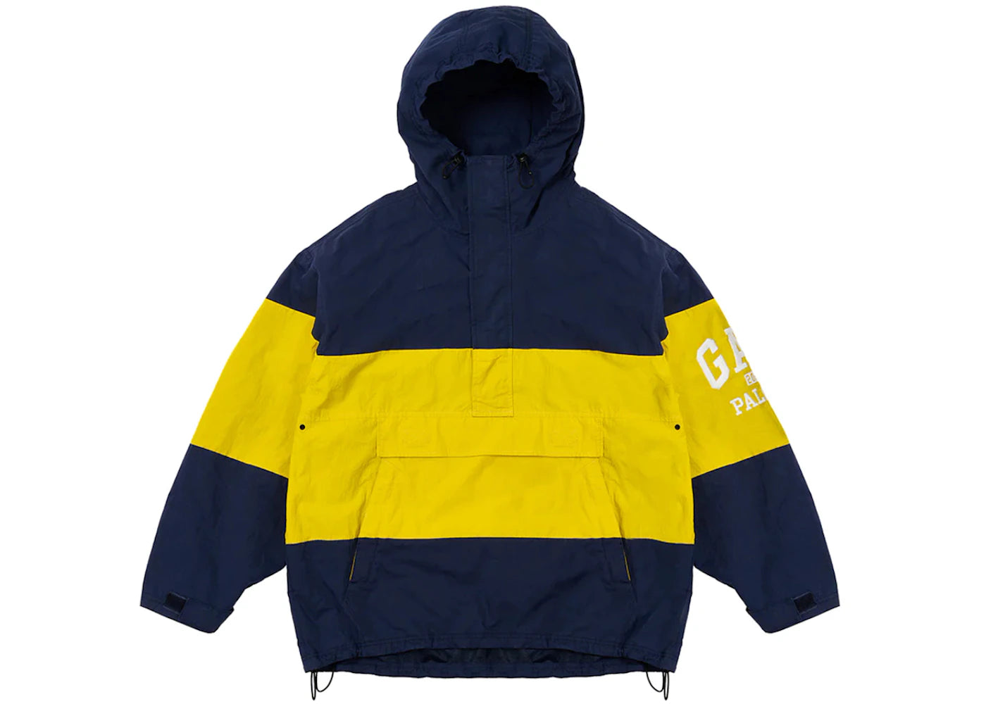 Palace x Gap Windbreaker Blue/Yellow - vue secondaire A