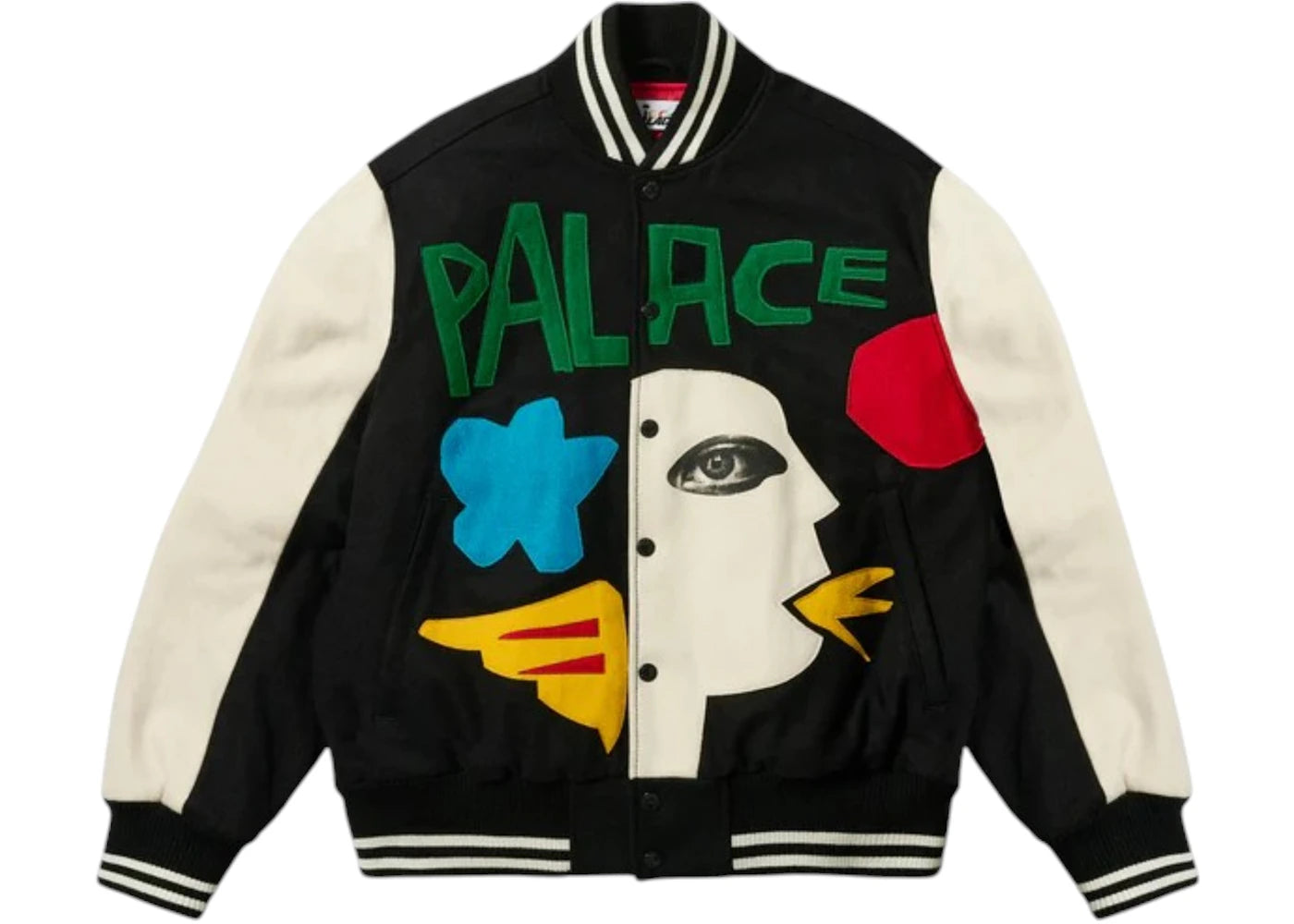 Palace x JCC+ Varsity Jacket Black - vue secondaire A