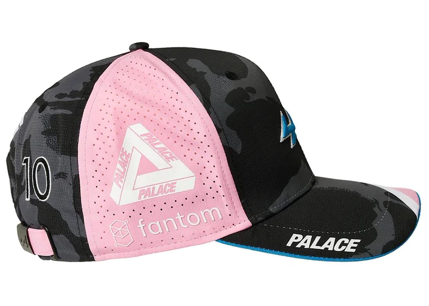 Palace x Kappa New Era For Alpine 9Fifty Curved Brim Pit Gasly Cap Night Desert Camo - vue secondaire B
