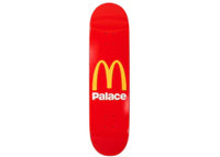 Palace x McDonald's Logo Skateboard Deck Red