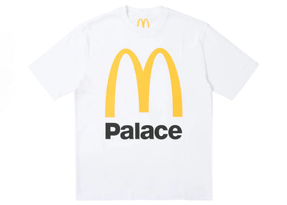 Palace x McDonald's Logo T-shirt White - authentic Palace apparel