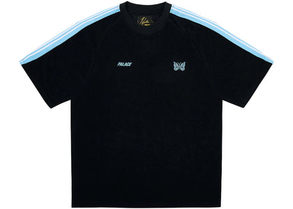 Palace x Needles Towelling T-Shirt Black - apparel view 2