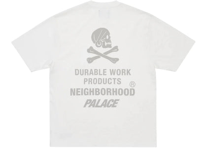 Palace x Neighborhood Pocket T-Shirt White - apparel view 2