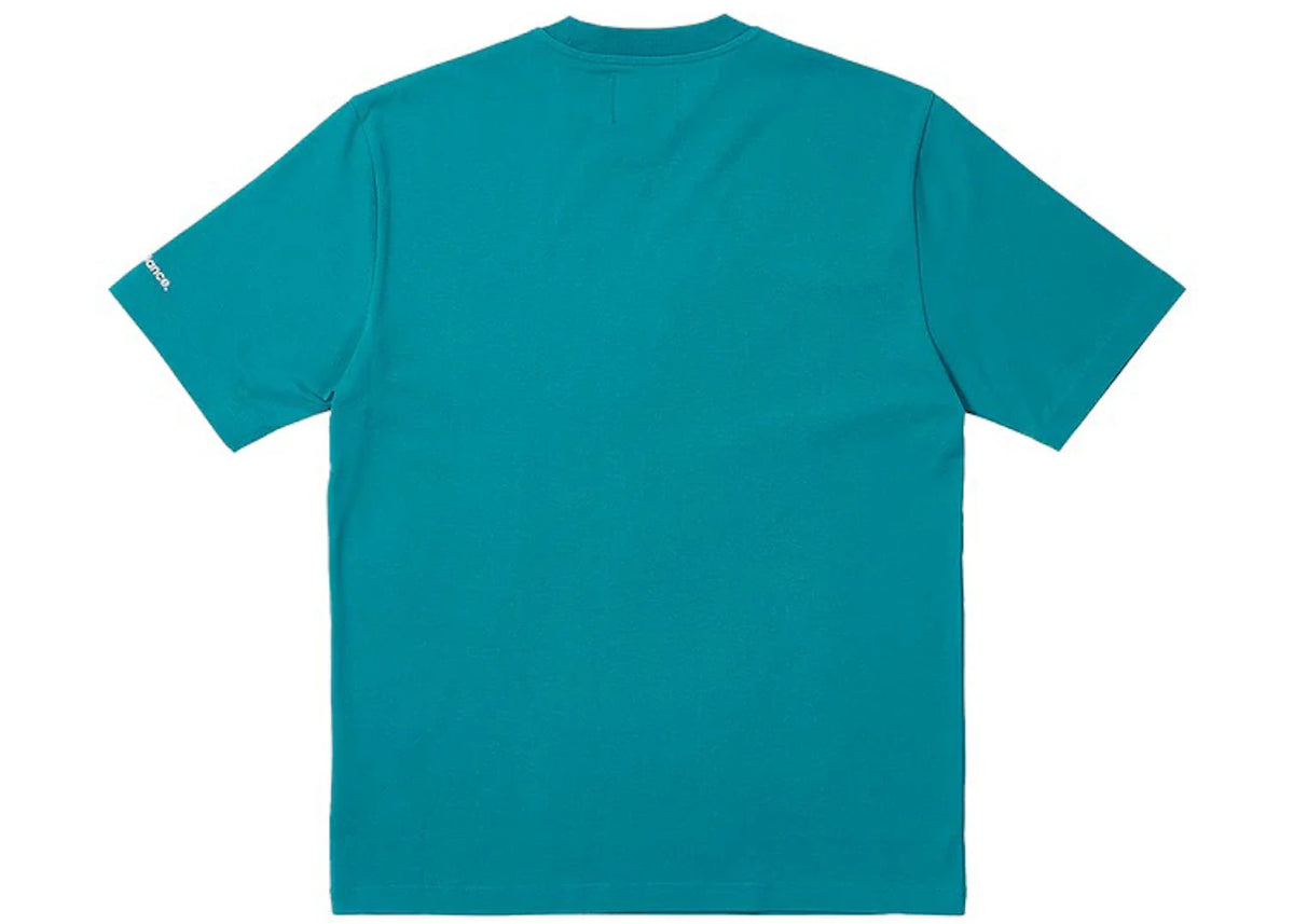 Palace x New Balance Logo T-Shirt Teal - vue secondaire B