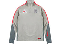 Palace x Nike England Dri-FIT Strike Drill Top Pewter Grey/Cool Grey/Bright Crimson