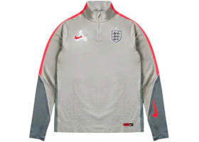 Palace x Nike England Dri-FIT Strike Drill Top Pewter Grey/Cool Grey/Bright Crimson