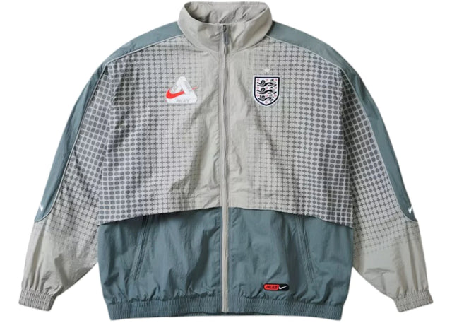 Palace x Nike England Solo Swoosh Track Jacket Pewter Grey/Cool Grey