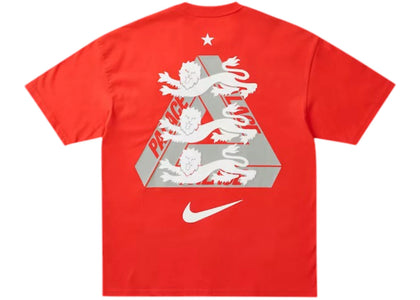 Palace x Nike England T-shirt Light Crimson - authentic Palace apparel