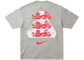 Palace x Nike England T-shirt Pewter Grey - vue 360